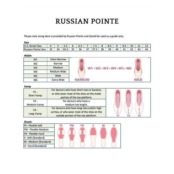 Russian Pointe Brava Ballet Shoes Women’s 42 w1 v2 FS US Size 10 - Picture 13 of 13